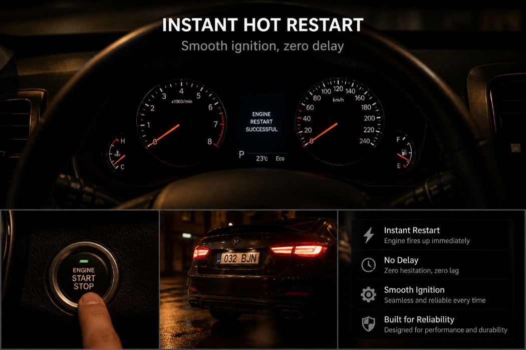 Hotstart fix problema avviamento motore caldo auto