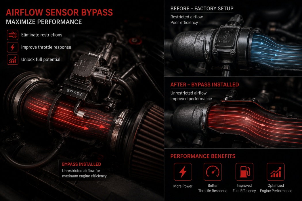 MAF off sensore massa aria tuning aspirazione modificata