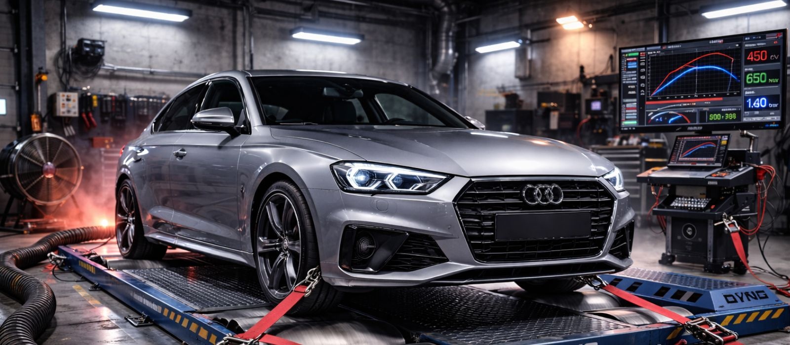 Rimappatura Centralina Audi A4: Incrementi Prestazioni e Stage 1/2 a 122€