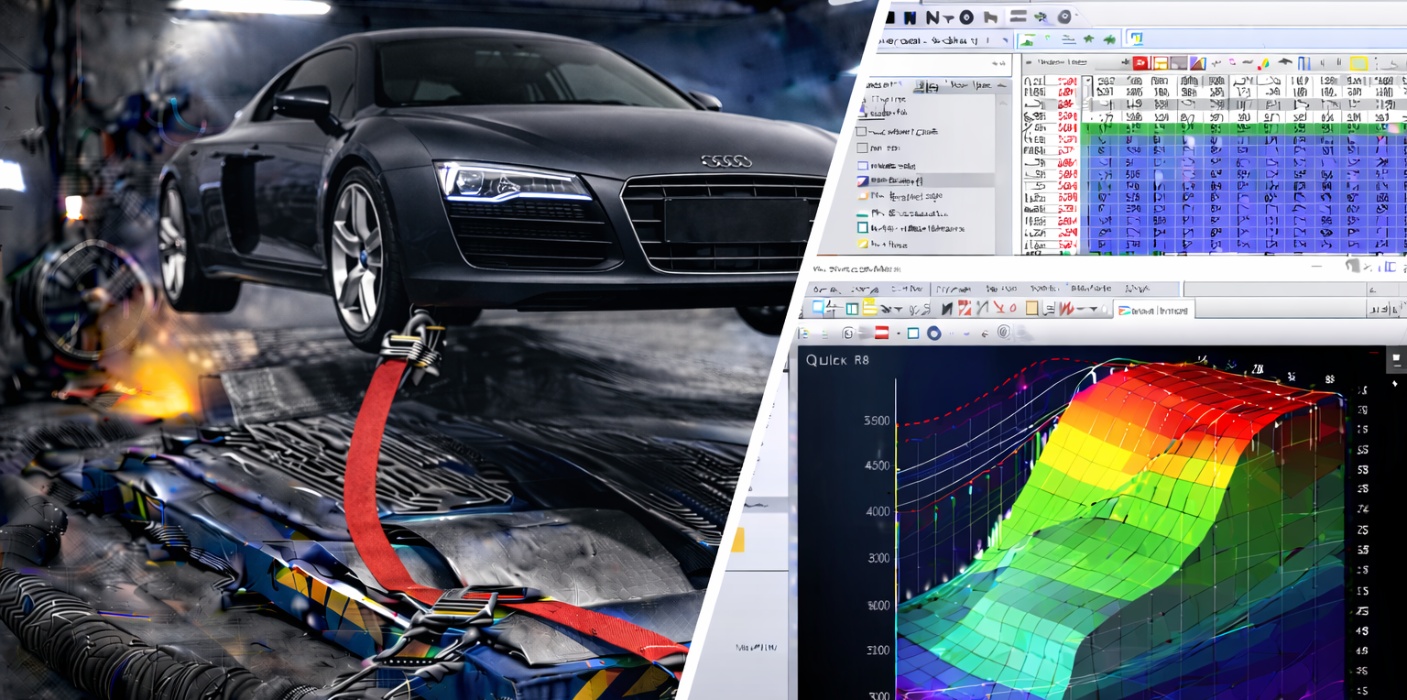Rimappatura Centralina Audi R8: Massimizza le Prestazioni del tuo V8 o V10