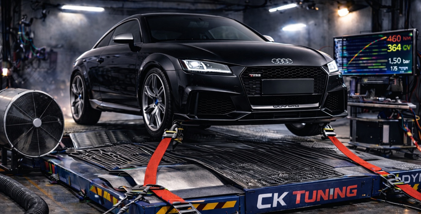 Rimappatura Centralina Audi TTRS: Elaborazione Stage 1 e 2