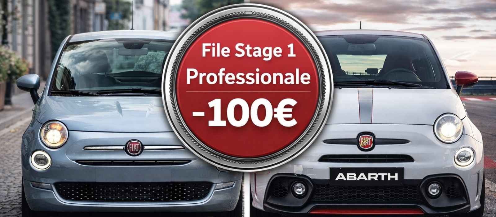 Rimappatura Centralina Fiat e Abarth: File Tuning Stage 1, 2 ed Eco a 122€
